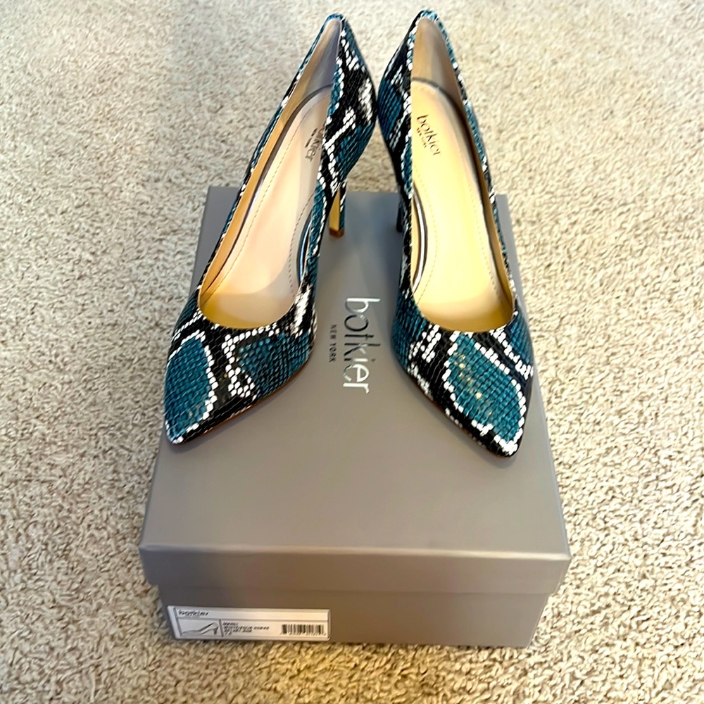 Botkier reptile print stiletto heels, size 7.5